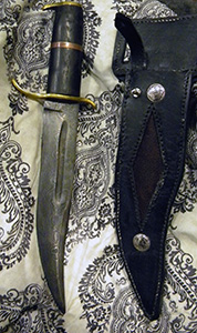 Damascus Bowie Knife