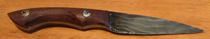 Small Damascus Bushcraft Knife